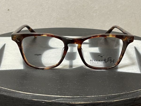 未使用品 10周年 BJ Classic Collection × USH BJUSH-02 ウエリントン メガネ 眼鏡 4918-145