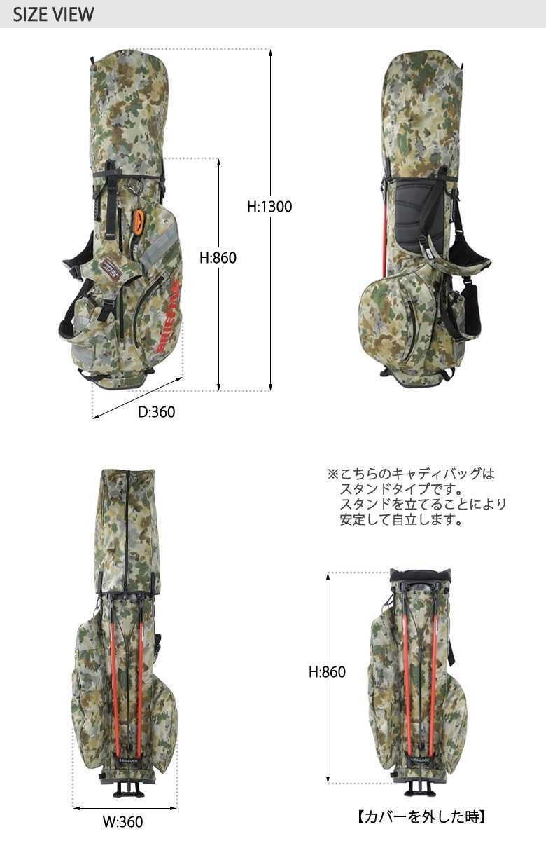 14aw 限定モデル BRIEFING GOLF × SUN MOUNTAIN ブリーフィング サンマウンテン CR1 トラディショナルカモ キャディバッグ ゴルフバッグ_画像6