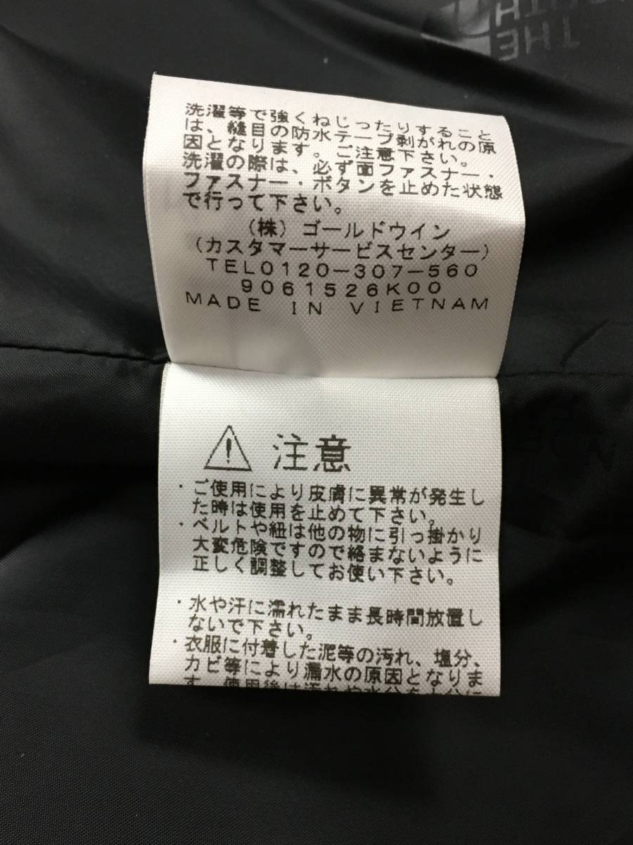 未使用品 THE NORTH FACE ノースフェイス MOUNTAIN LIGHT JACKET マウンテンライトジャケット GORE-TEX NP11834 ブラック 黒 サイズL_画像6