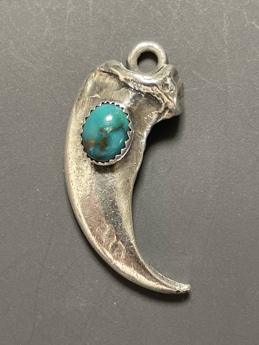 NATIVE SPIRITneitib Spirit turquoise Claw nail necklace top 