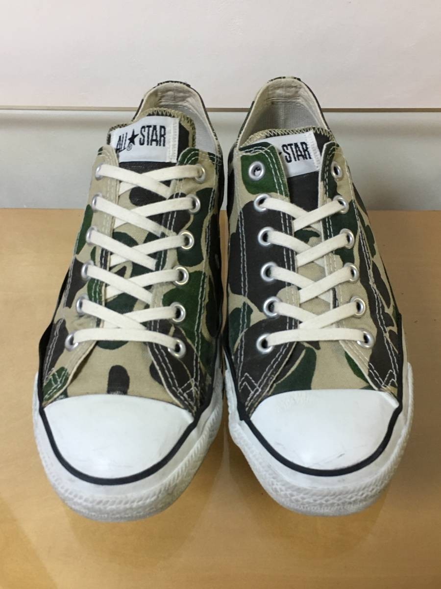 90s USA製 CONVERSE ALL STAR 83 CAMO コンバース オールスター 83カモ US7 25.5cm_画像3