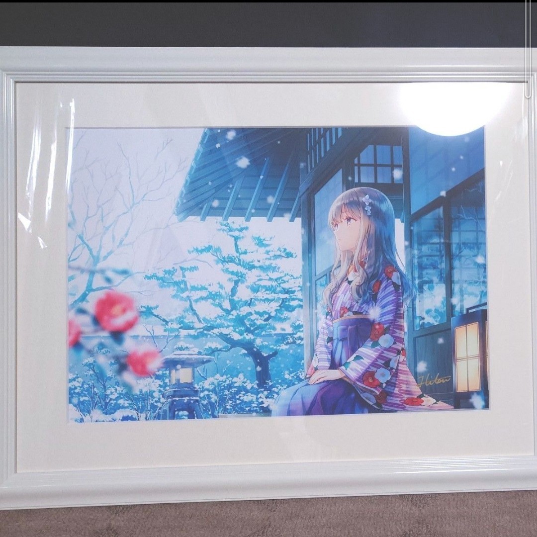Yahoo!オークション - 直筆サイン入り hiten 雪化粧 複製原画 Yahoo!オークション - 直筆サイン入り hiten 雪化粧 複製原画
