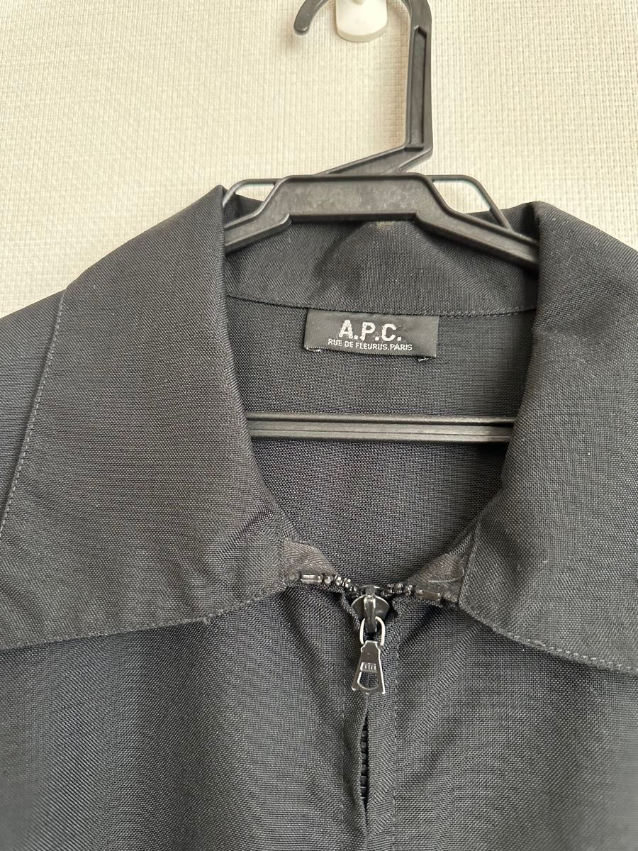 APC アーペーセー　ブラック コーチジャケット　ジップアップジャケット　ビンテージ　美品