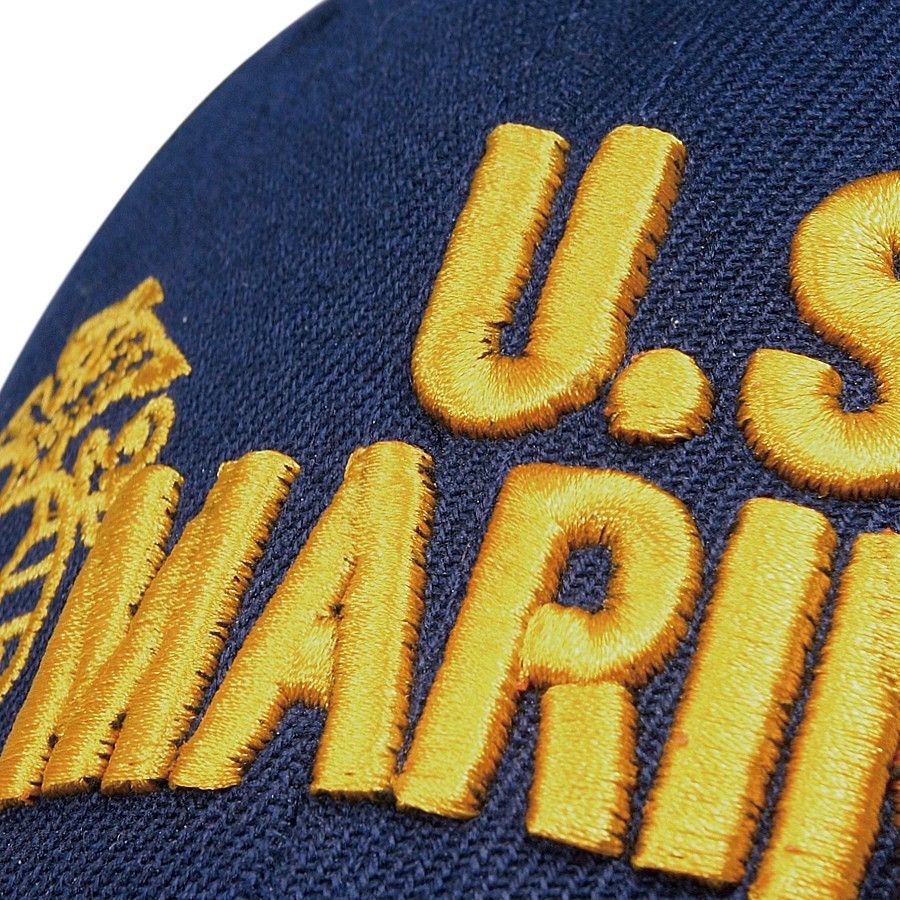 USMC U.S.MARINES アメリカ海兵隊 ミリタリーキャップ 3D刺繍 アポロキャップ