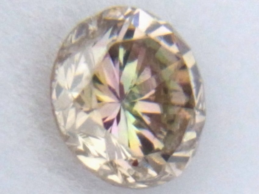 [Shimoe]最落無し！１円～FANCY LIGHT BROWN　I-１　０．１９４ｃｔ　天然ダイヤルース_画像3