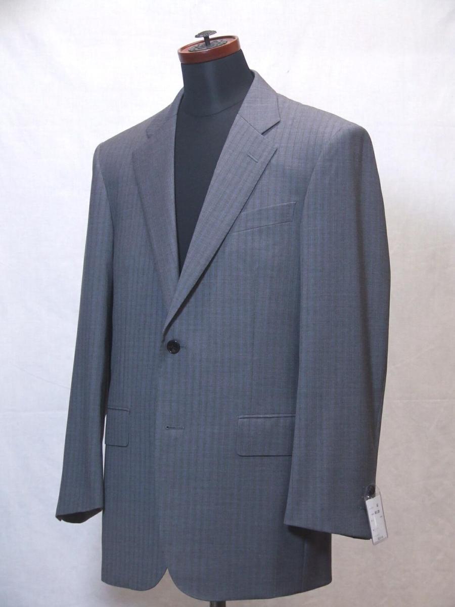 3【LONNER】ロンナー　国内縫製/安心の品質と着心地/最高級春夏スーツ/A7（胸回96・腰回84・身長180）