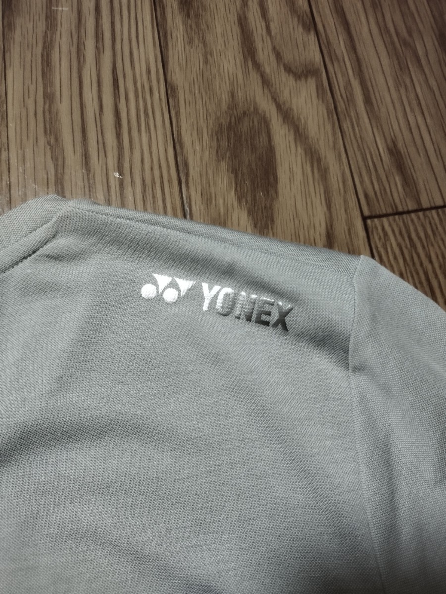 【新品特価!定価5170円が70％OFF!】YONEX ヨネックス テニス ユニTシャツ　グレー Tシャツ(16595-010) / サイズO_画像4