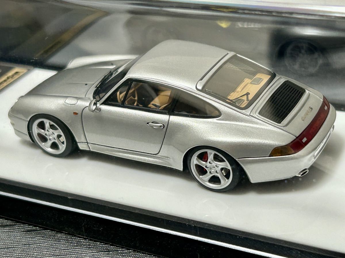 Make Up Porsche 911（993） Carrera 4S 1996 シルバー （1/43スケール VISION（ヴィジョン） VM146A）_画像3