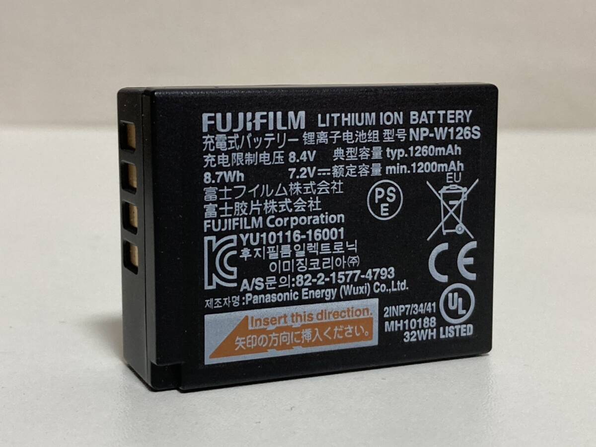純正 FUJIFILM NP-W126S バッテリーパック 富士フイルム バッテリー_画像1