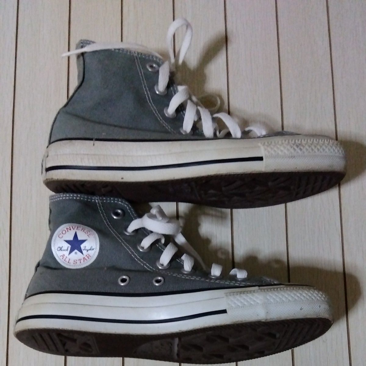 コンバースオールスター　CONVERSE　ALL STAR　　　ハイカット　グレー　23cm