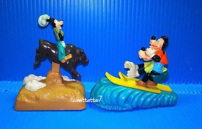 *BURGER KING*Disney*Goofy*Max*Rodeo* Burger King *1994 year * Goofy & Max * Rodeo * water ski * set * Disney 