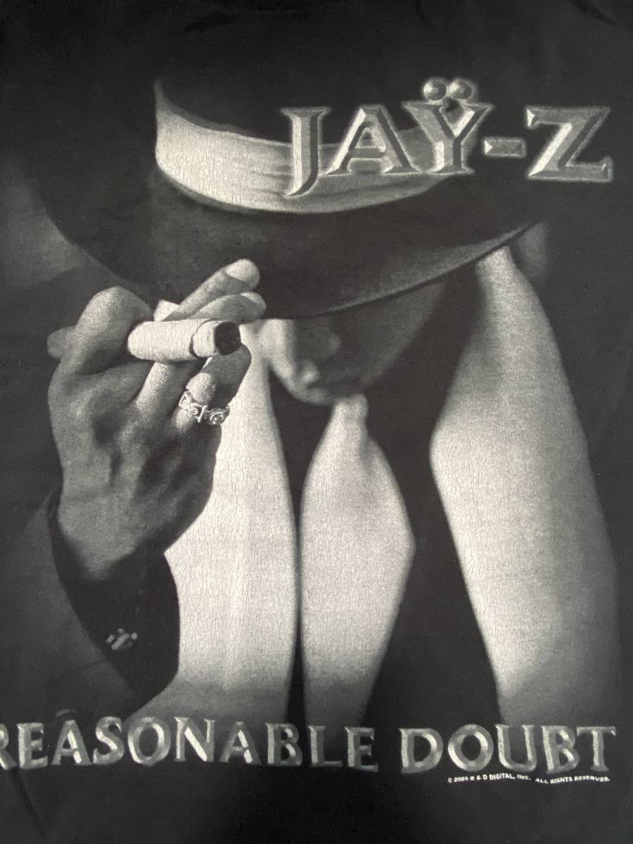 DEATH ROW RECORDS 2009 JAY-Z REASONABLE DOUBT Tシャツ デスロウ ジェイZ_画像2