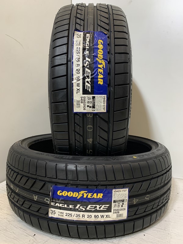 保管袋付【送料無料】未使用夏タイヤ２本セット 225/35R20 90W XL(SGY164-20)GOODYEAR EAGLE LS EXE 225/35/20 20年～21年_画像1