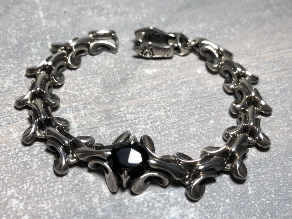 シルバーアクセサリー　ブレスレット　ストーン　silver 925
