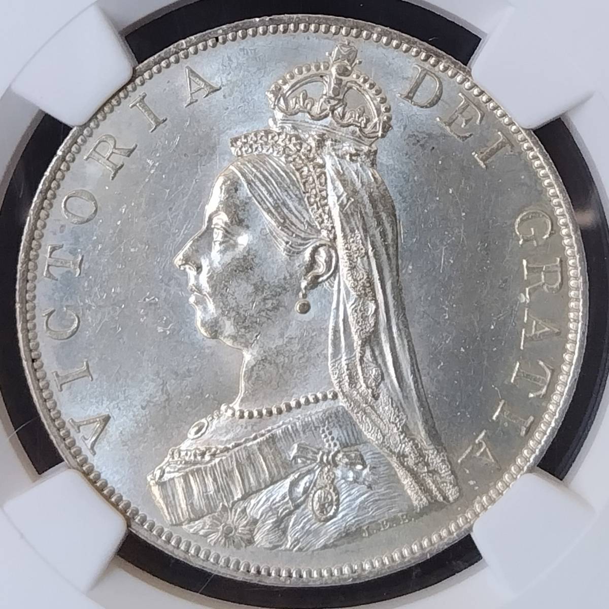 Bibian 比比昂 - ☆女王の銀貨☆1887年/イギリス/MS62 Bibian 比比昂 - ☆女王の銀貨☆1887年/イギリス/MS62