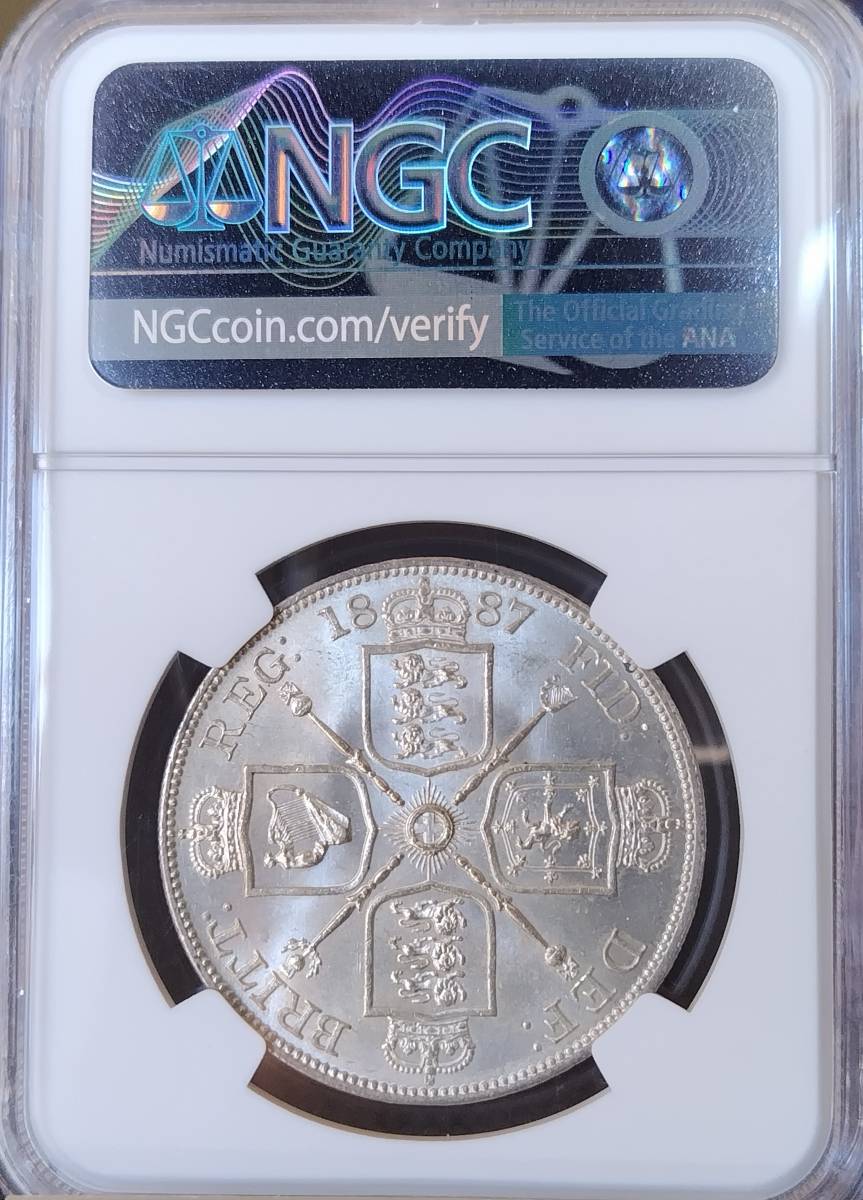 Bibian 比比昂 - ☆女王の銀貨☆1887年/イギリス/MS62 Bibian 比比昂 - ☆女王の銀貨☆1887年/イギリス/MS62