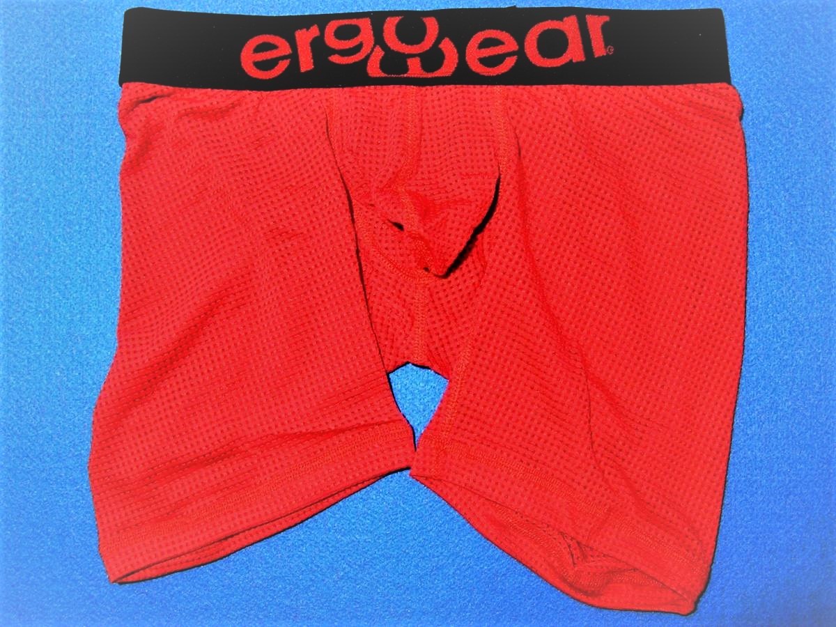 即決新品 ERGOWEAR MAX MESH MIDCUT BOXER -S- 赤色 RED BOILING 現品表記サイズ Ｓ エルゴウエアー メッシュ ボクサートランクの画像4