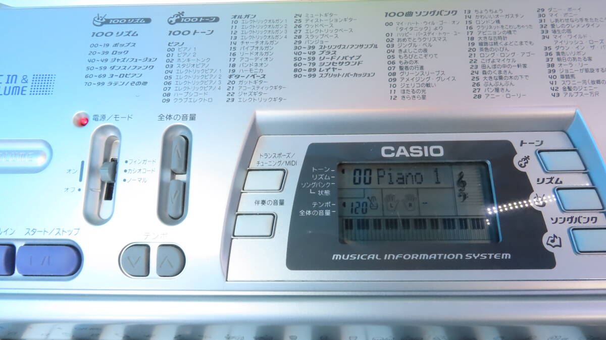 CASIO ELECTRIC KEYBOORD 電子オルガン　CTK-496　中古品_画像2