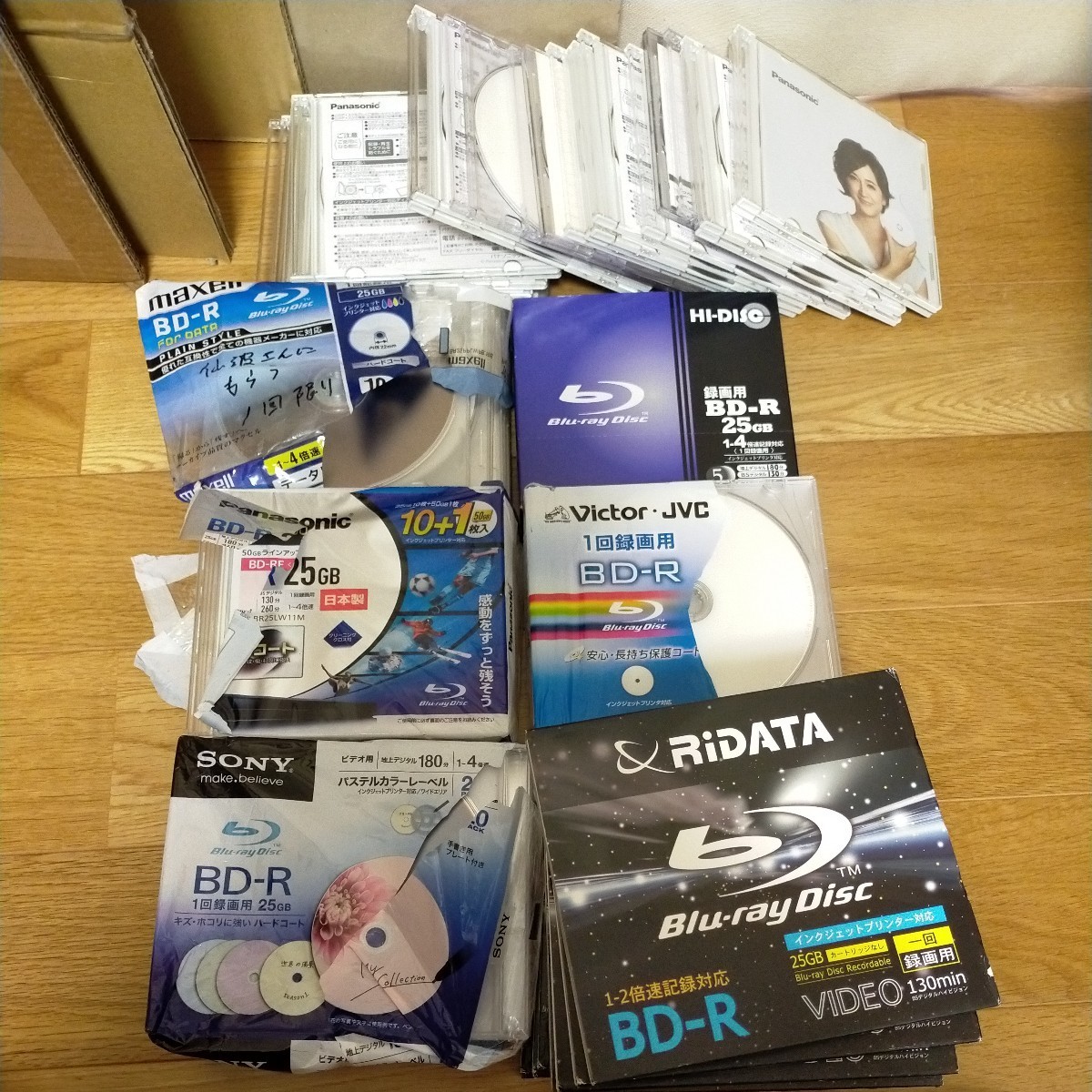 【BD-R】BD-R ブルーレイ BluRay Blu-ray Disc Panasonic SONY maxell Victor TDK 超硬 120サイズ まとめ 大量 同梱不可 RiDATA _画像10