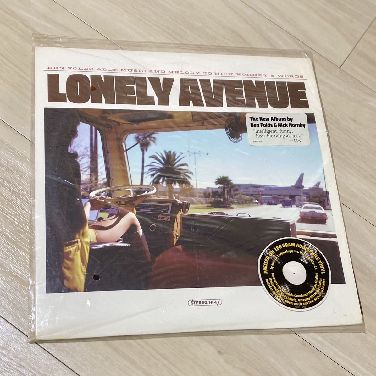 BEN FOLDS & NICK HORNBY - Lonely Avenue アナログレコード盤■ベンフォールズ ニックホーンビィ 180g重量盤 LP USインディーロック_画像6