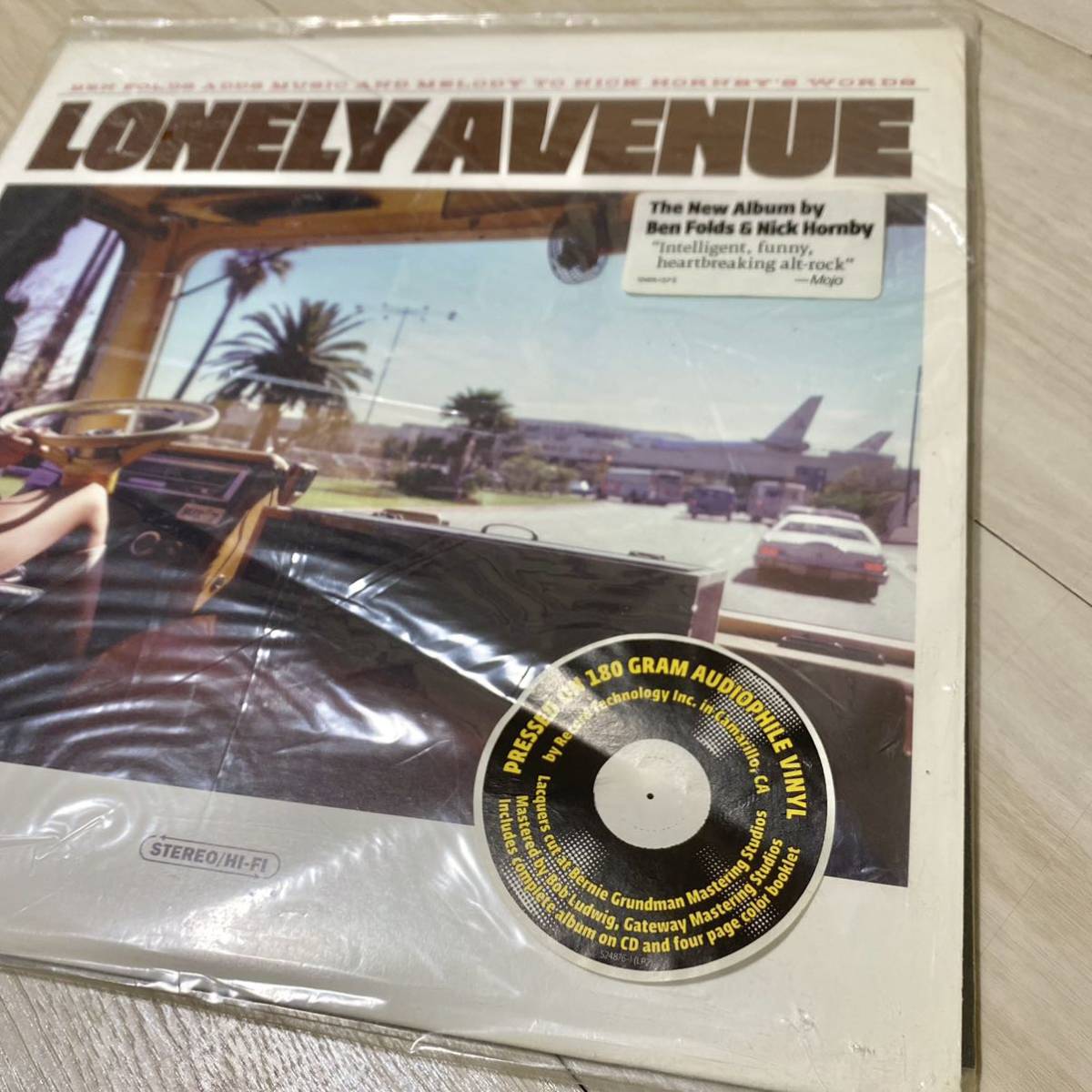 BEN FOLDS & NICK HORNBY - Lonely Avenue アナログレコード盤■ベンフォールズ ニックホーンビィ 180g重量盤 LP USインディーロック_画像7