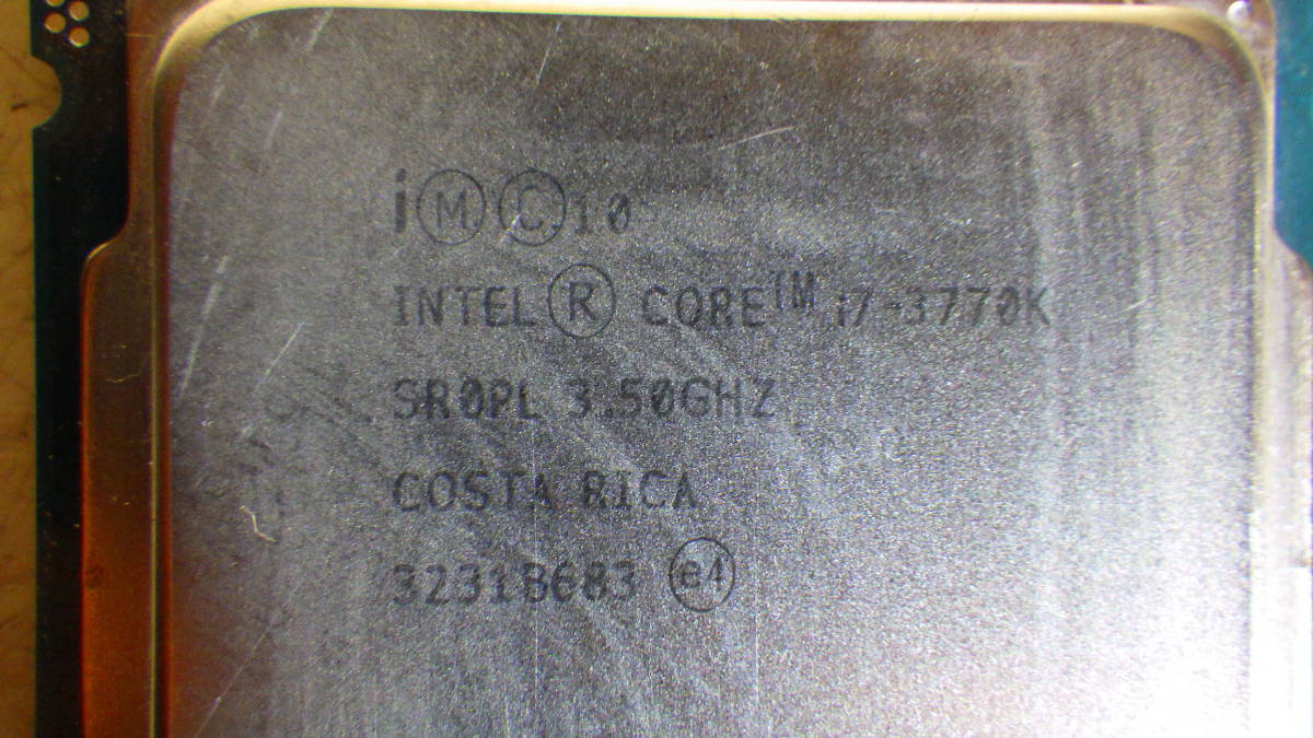 INTEL Core i7-3770K SR0PL 3.50GHz_画像2