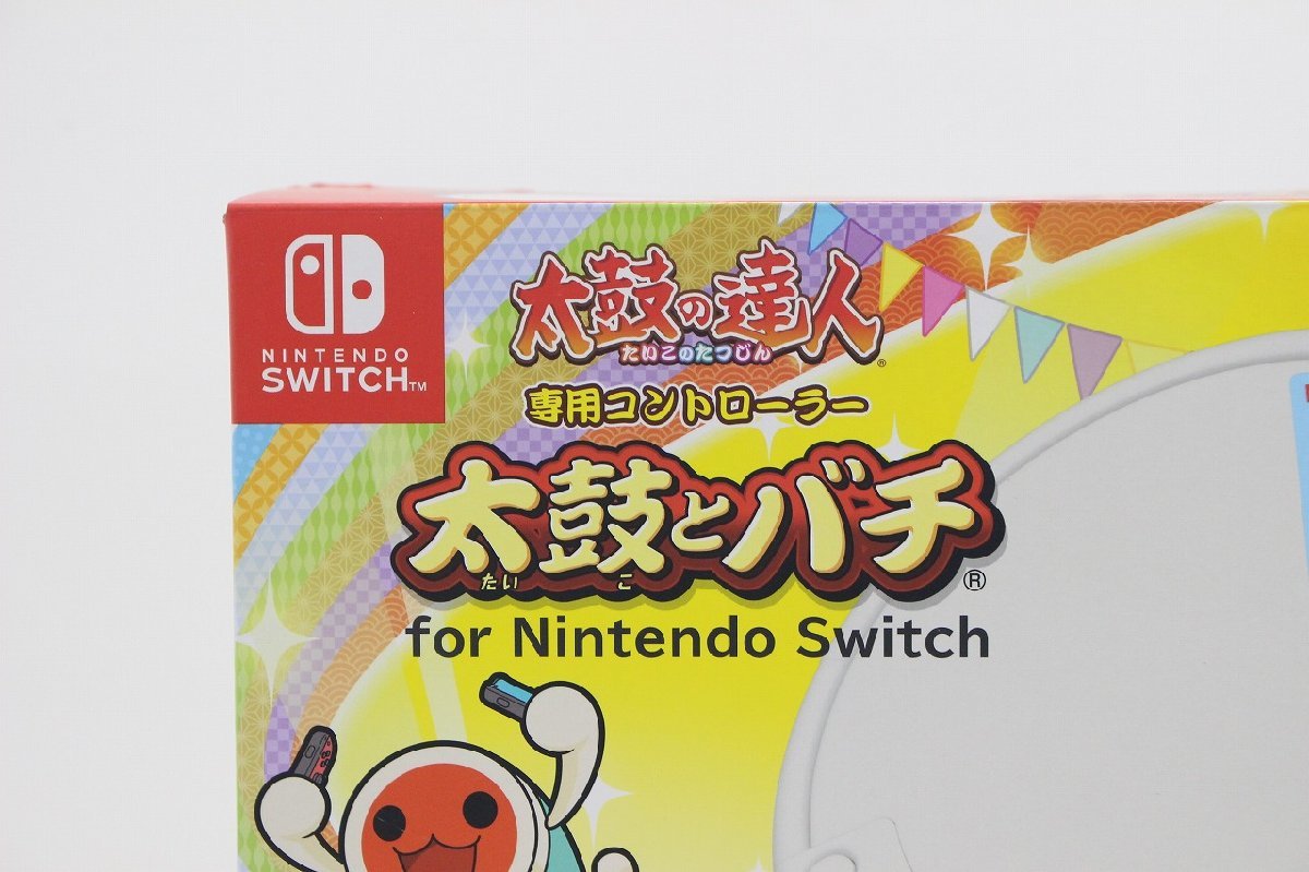 未使用保管品 HORI 太鼓の達人専用コントローラー 太鼓とバチ for Nintendo Switch ② 2-H021X/1/100_画像2