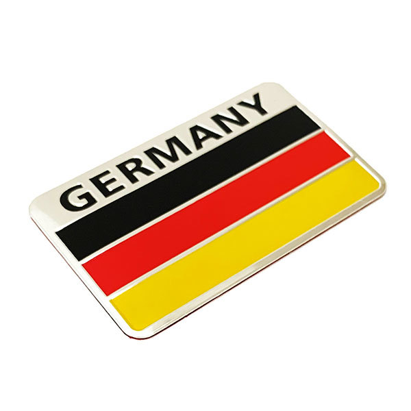 ドイツ プレート エンブレム ステッカー カスタム ラベル ドレスアップ カー用品 国旗 Cタイプ 送料無料_画像1