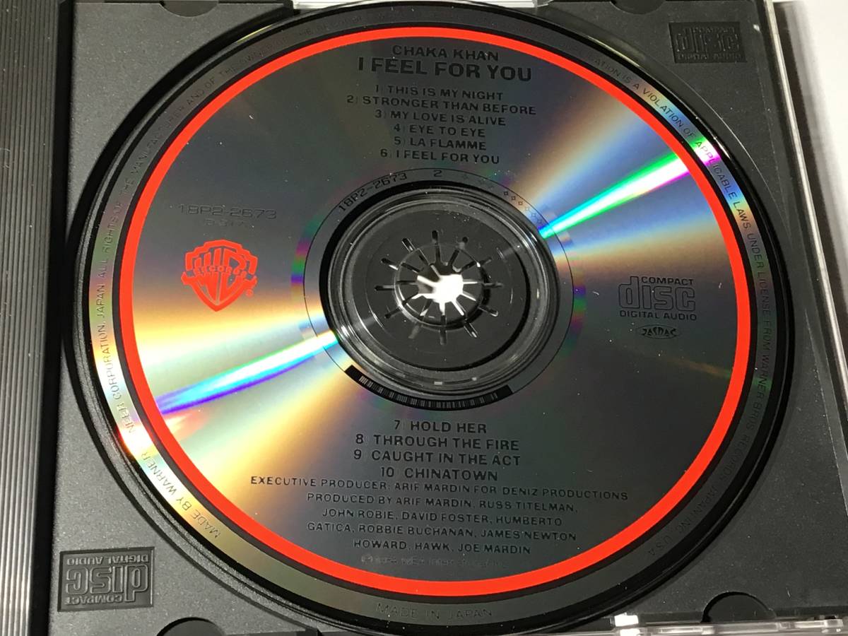 国内盤帯付CD/AOR/ディスコ/チャカ・カーン/フィール・フォー・ユー 送料¥180の画像10