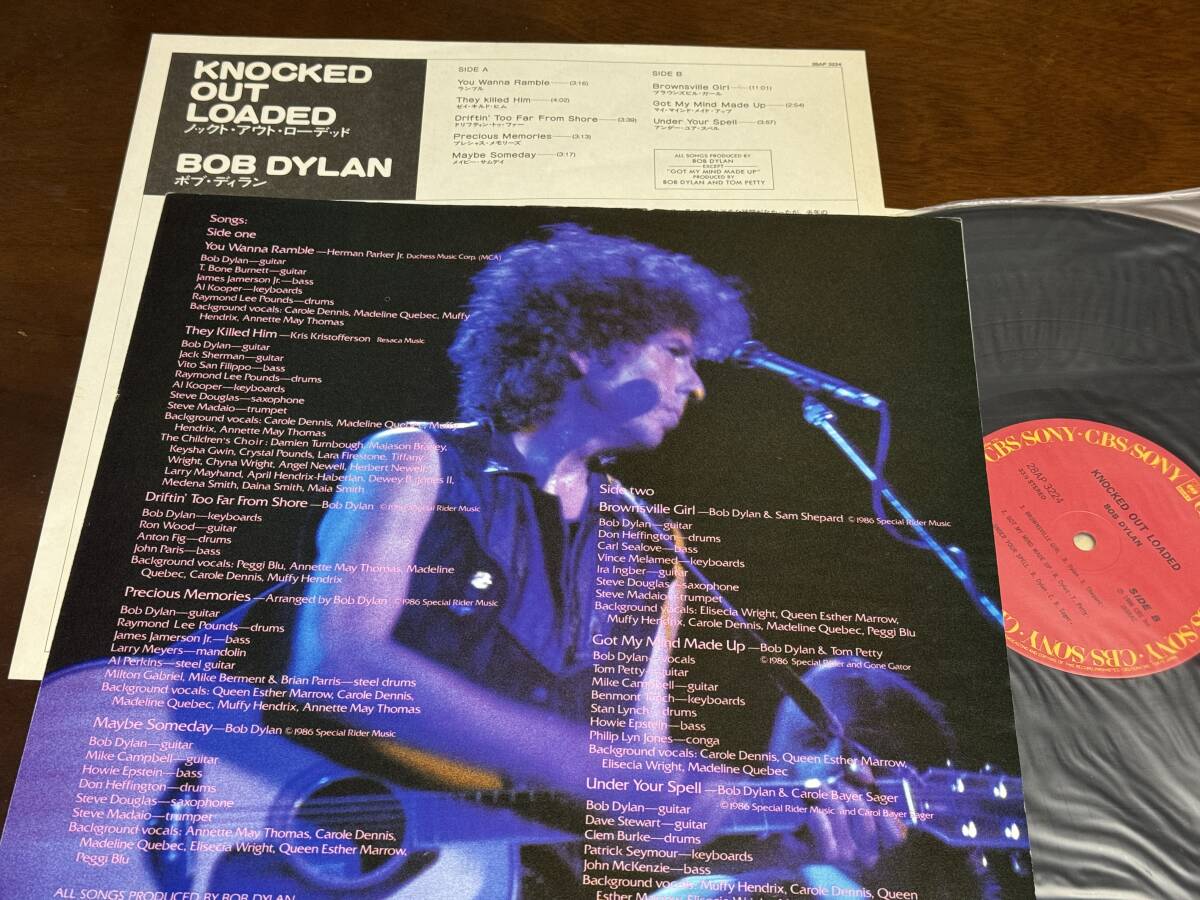 【LPレコード】knocked out loaded/bob dylan/ノックト・アウト・ローデッド/ボブ・ディラン【日本盤】_画像3