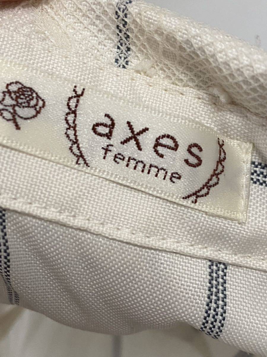 axes femme バックシャンストライプチュニック_画像7