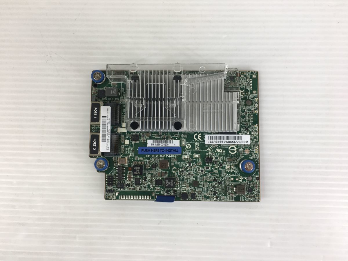 【即納/送料無料】 HPE 749796-001 Smart Array P440ar/2GB FBWC 12Gb 2-Port SAS Controller 【中古パーツ/現状品】 (SV-H-247)_画像2