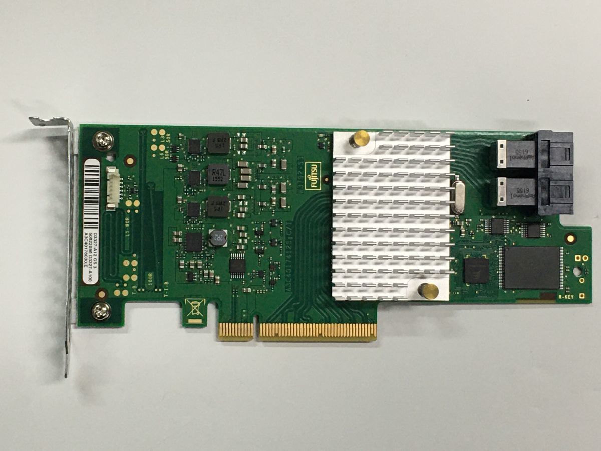 【即納/送料無料】 FUJITSU D3327-A12 GS 3 SAS RAIDコントローラー ロープロ仕様 【中古パーツ/現状品】 (SV-F-293)