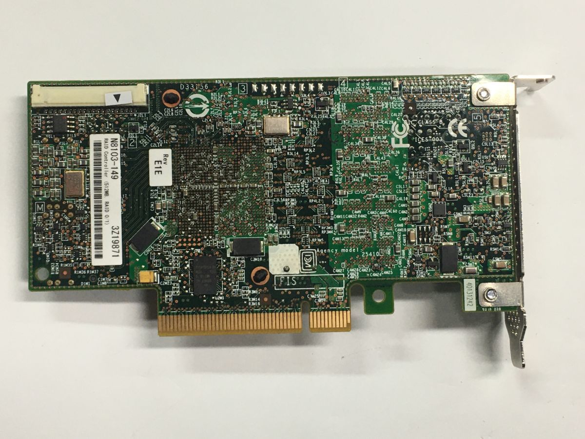 【即納/送料無料】 NEC N8103-149 RAIDコントローラ(512MB RAID 0/1) 【中古パーツ/現状品】 (SV-N-308)_画像2