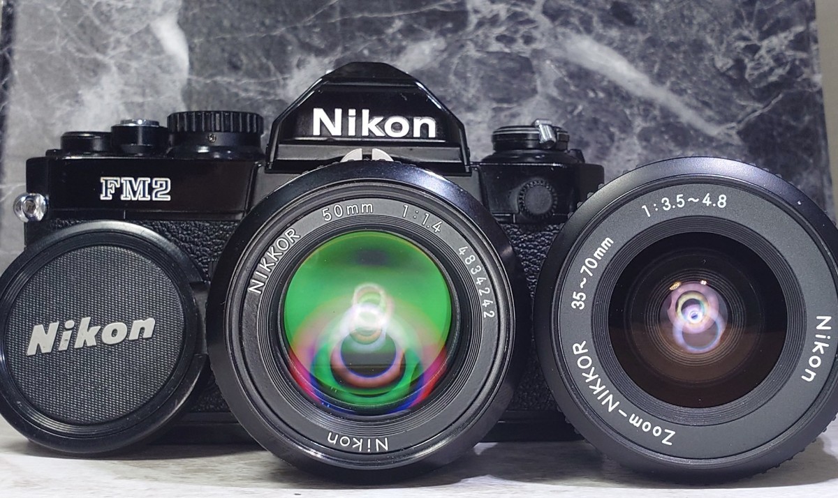Yahoo!オークション - 【収集品整理】 Nikon NEW FM2黒＋Ai NIK