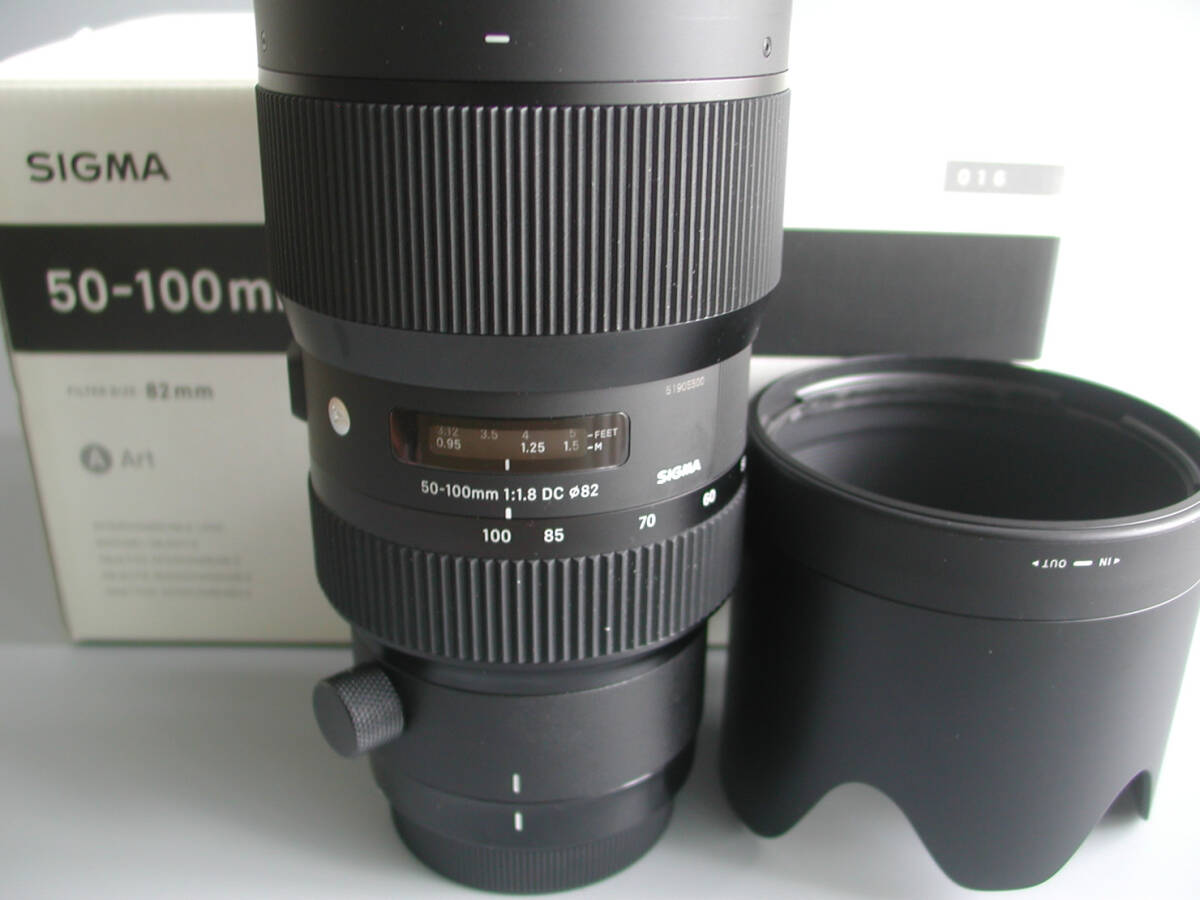 美品　シグマ SIGMA 50-100mm F1.8 Art Canon EFマウント_画像2