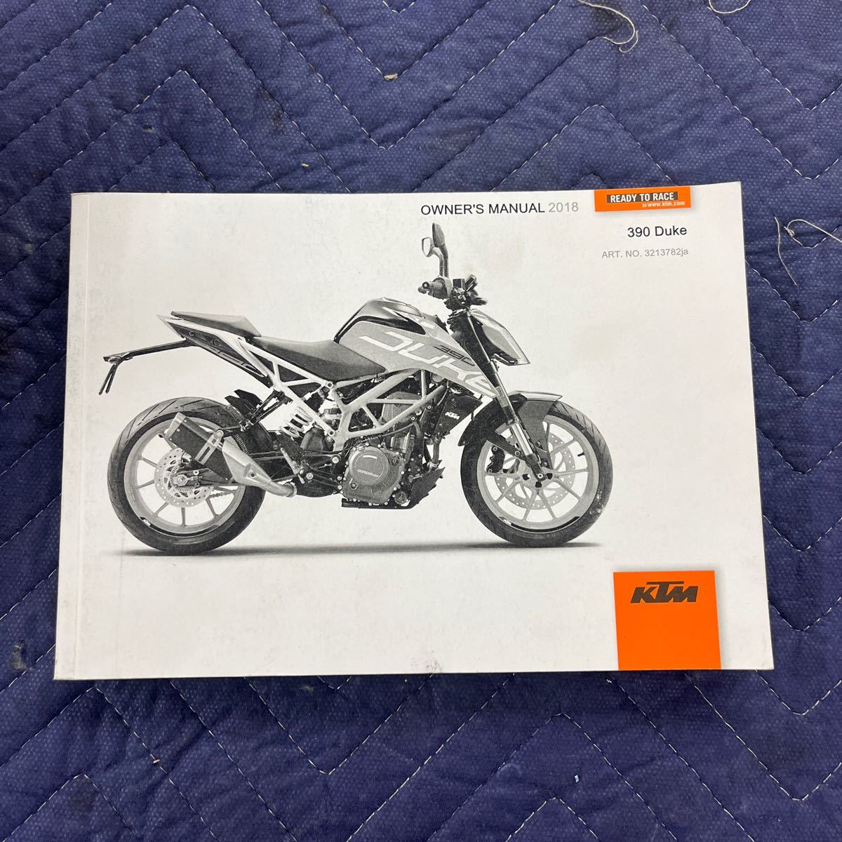 ◎KTM 390DUKE取扱説明書の画像1