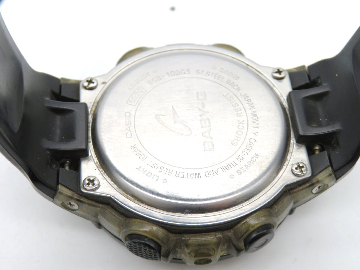 1円◇稼働◇　カシオ　DGS-100GS　ベリージー　黒　クオーツ　メンズ　腕時計　　J38602_画像5