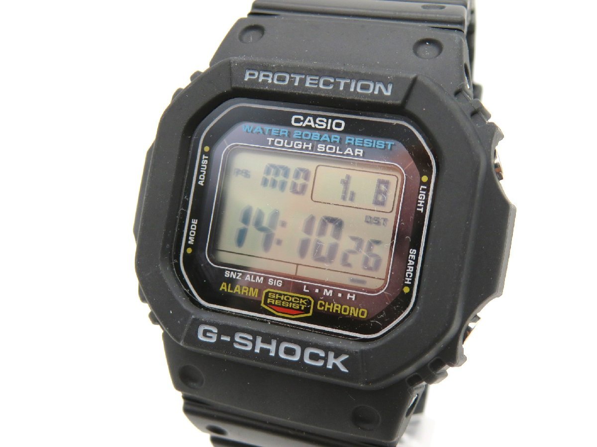 1円◇稼働◇　カシオ　G-5600UE　G-SHOCK　ブラック　ソーラー　メンズ　腕時計　　J53605_画像1