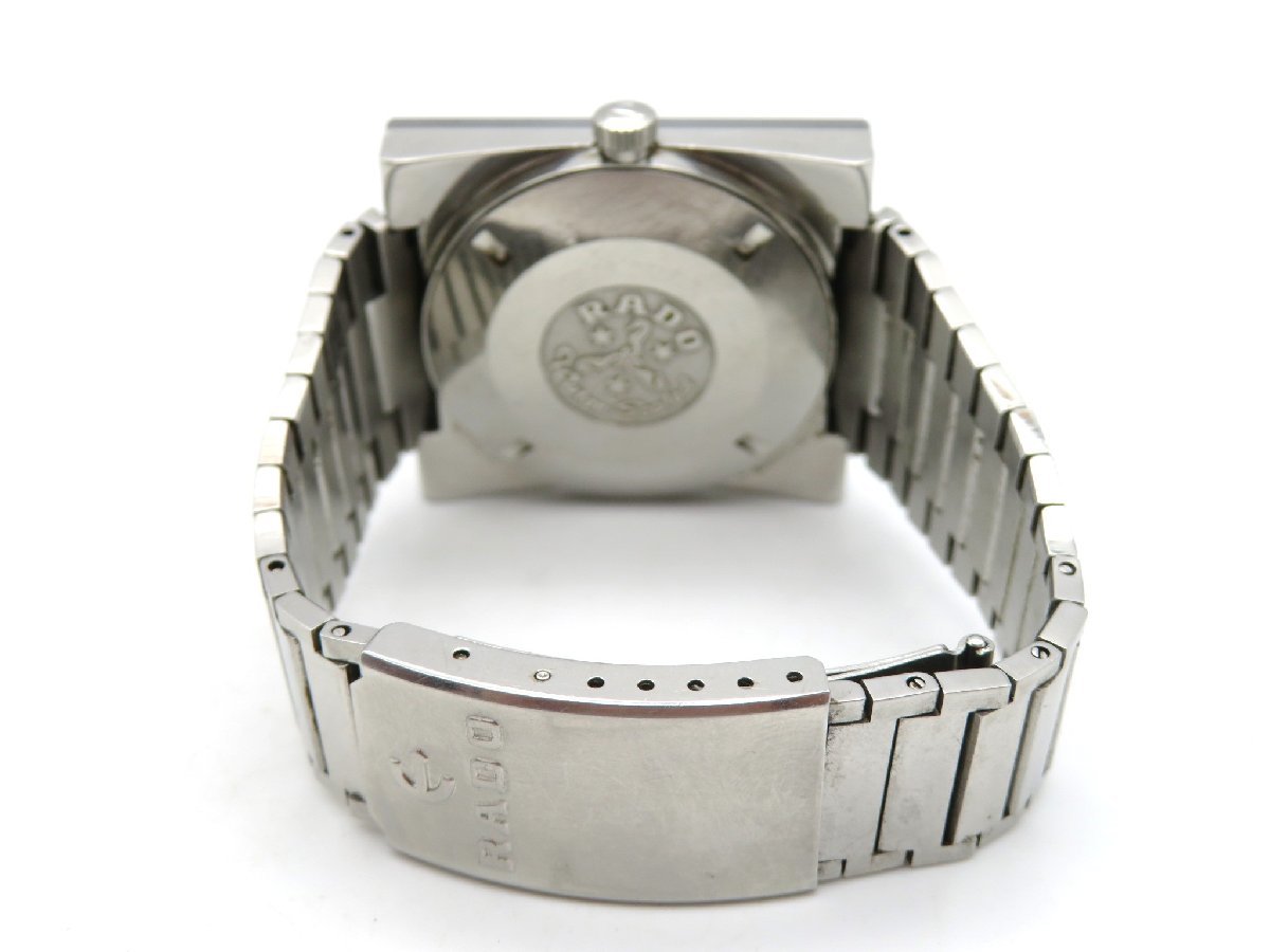 1円◆稼働◆　ラドー　　ダイヤスター　シルバー　自動巻き　ユニセックス　腕時計　　L908_画像5