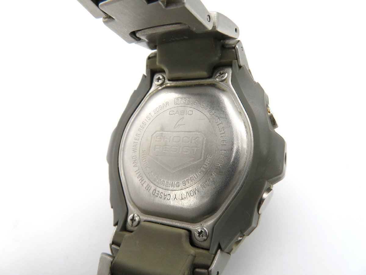 ☆1円◆稼働◆　カシオ　G-511D　Gショック　シルバー　クオーツ　メンズ　腕時計　　M800_画像4