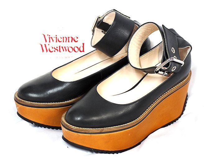 Vivienne Westwood プラットフォームベルト パンプス ロッキン バレリーナ ゴルフ サンダル ヴィヴィアンウエストウッドの画像5