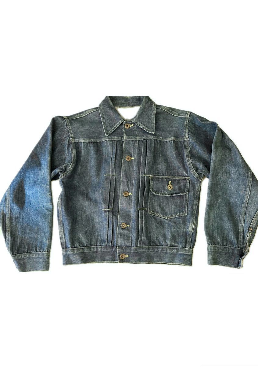 Non Brand Vintage Denim Jacket Size: Boy’s デニムジャケット 1stモデル 月桂樹ボタン