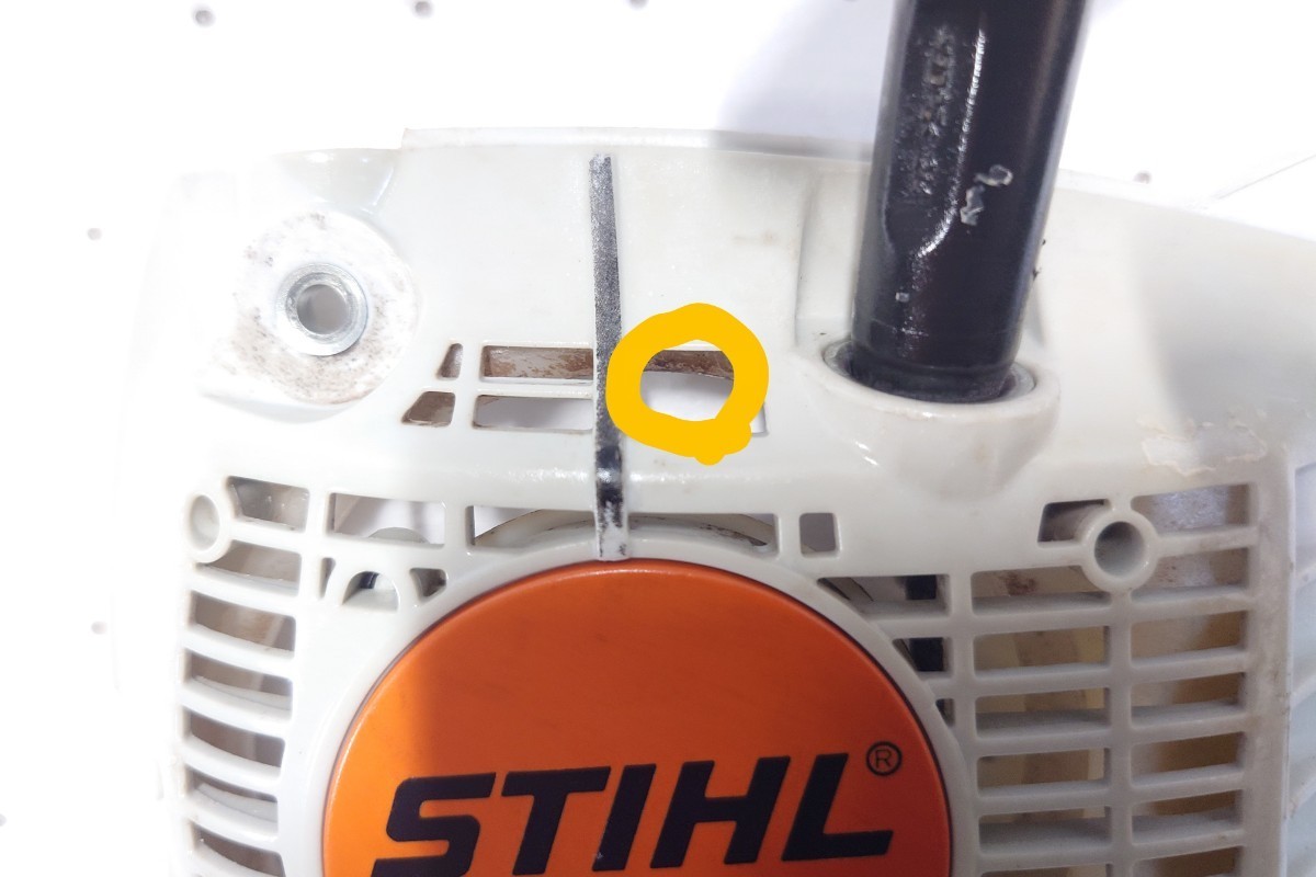 STIHL スチールチェンソー純正部品　MS241C-M　リコイルスターター中古品_画像5