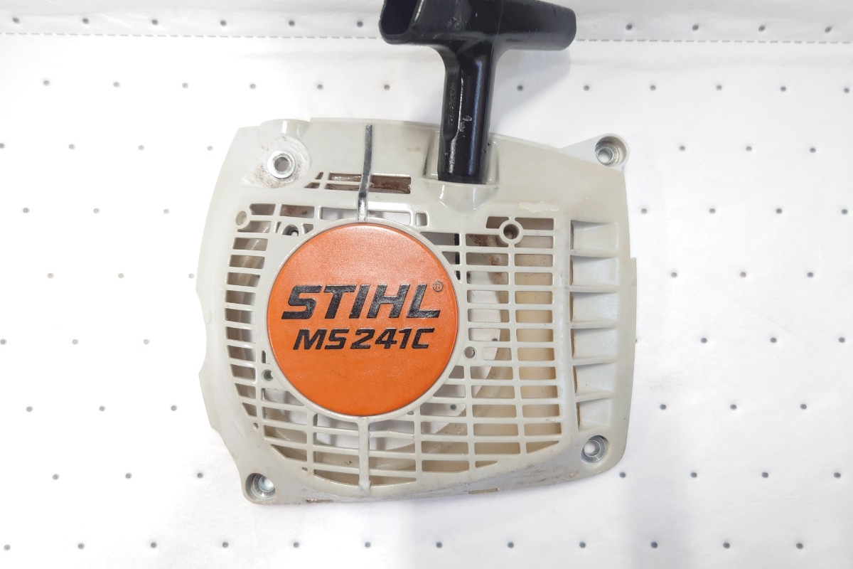 STIHL スチールチェンソー純正部品　MS241C-M　リコイルスターター中古品_画像1