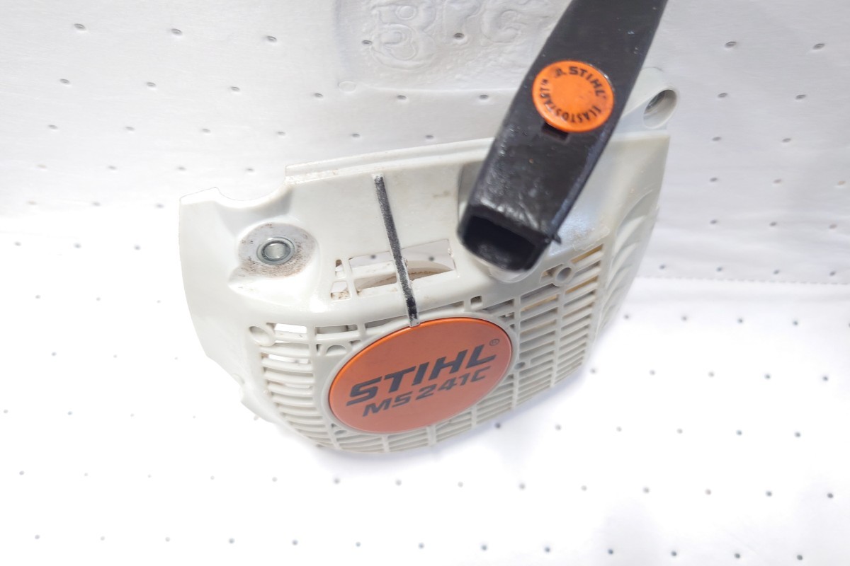 STIHL スチールチェンソー純正部品　MS241C-M　リコイルスターター中古品_画像2