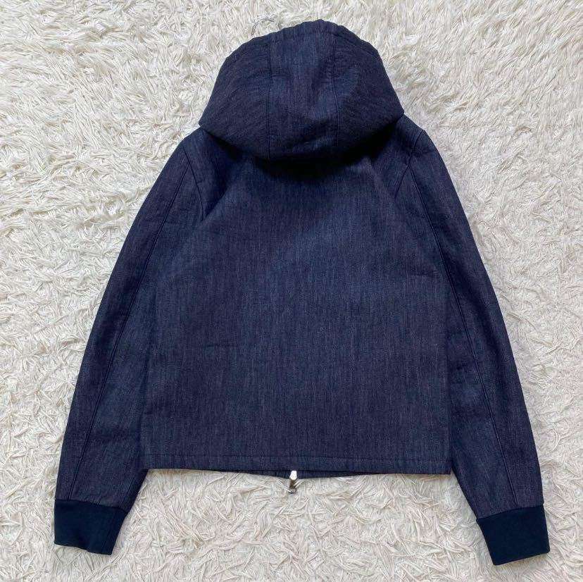 【極美品】MONCLER MAGLIA CARDIGAN モンクレール マグリア カーディガン XS デニム ジャケット フーディー パーカー ユニセックス_画像8