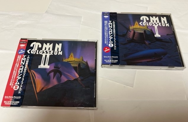 ★☆★【TMN・TM Network】☆★「COLOSSEUM コロシアム1と2」 2枚セット1996年プレスCD帯付き★☆小室哲哉、宇都宮隆★☆★ _画像1