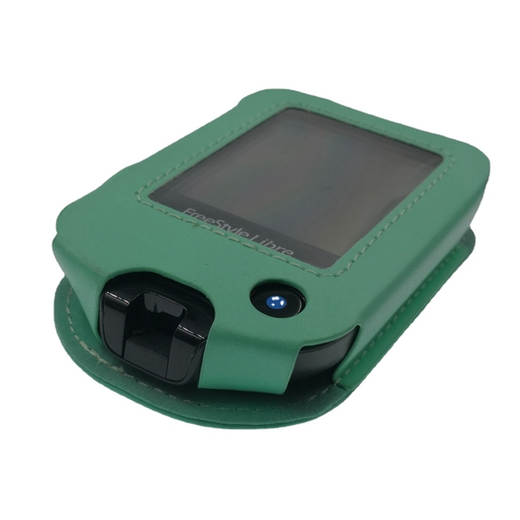 フリースタイル リブレ カバー FreeStyle Libre 糖尿病 血糖値測定器 レザー ケース 落下防止 液晶保護_画像3
