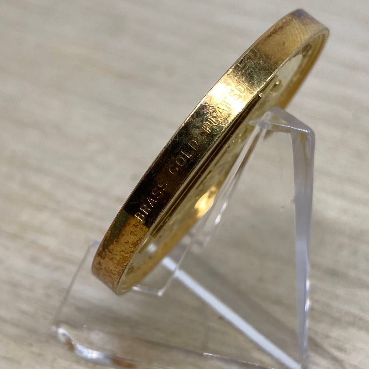 南アフリカメダル　ルーカス　Brass Gold Plated  メダル　コレクション　金メッキ